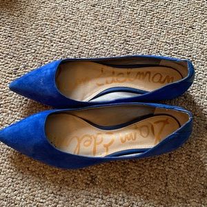 Sam Edelman royal blue suede flats size 6.5